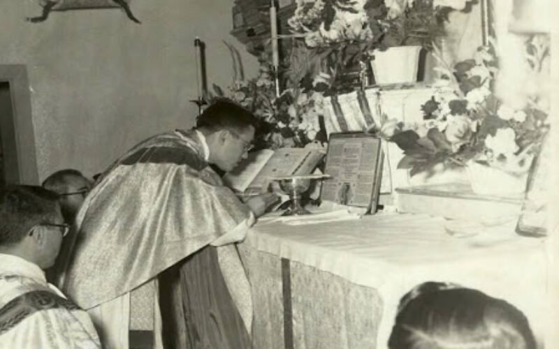 June 8, 1958: First Mass of Friar Alphonse Gallegos